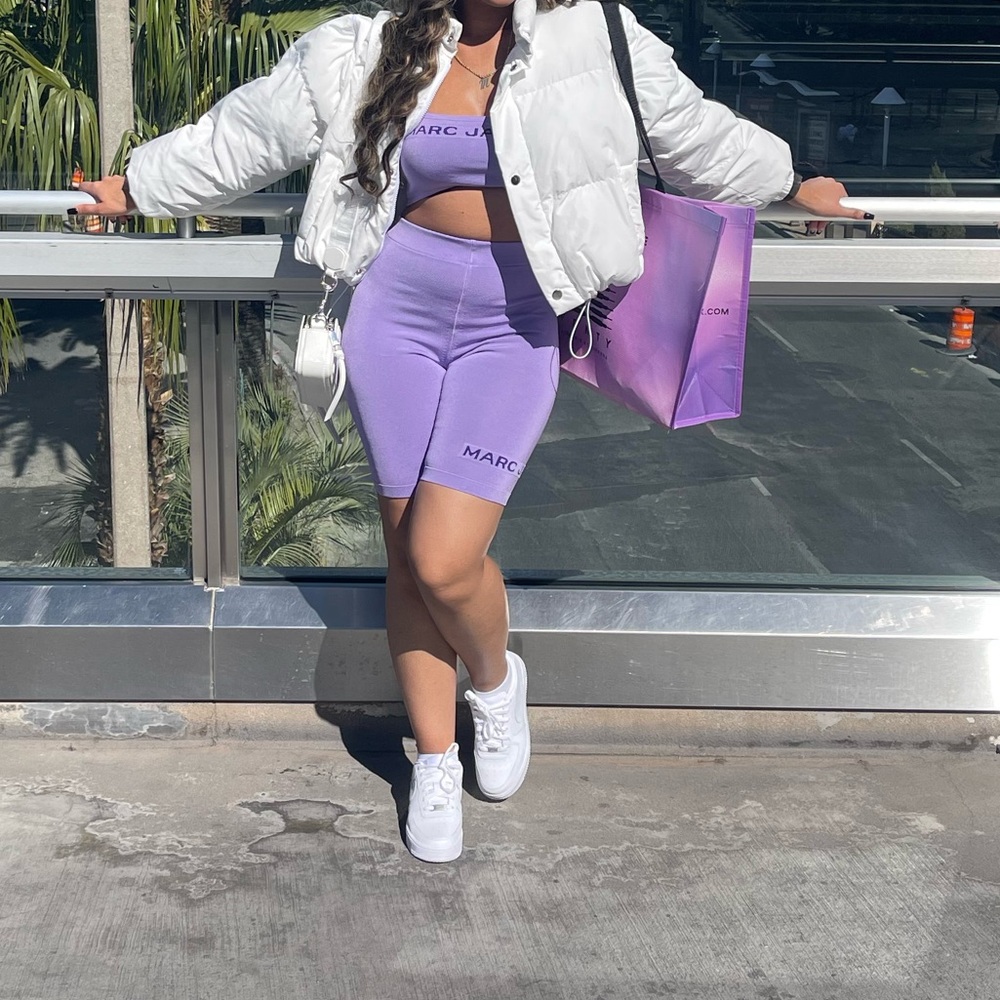 Marc Jacob’s Purple Short Set - Picture 3 of 7